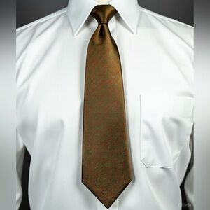 Robert Talbott Best of Class Nordstrom Silk Tie Burgundy Gold Flower Print Silk